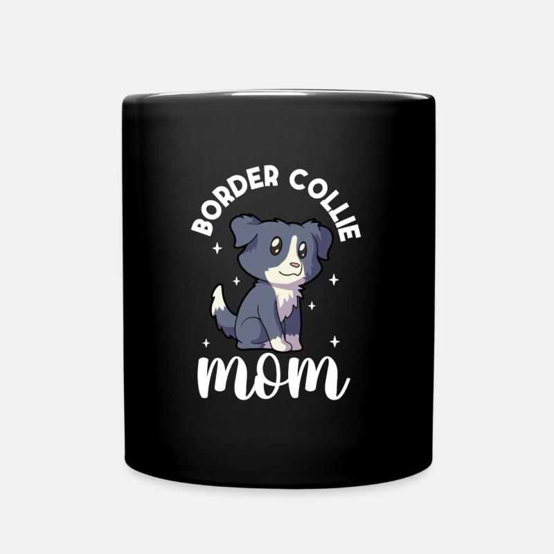 Border Collie Maman - Border Collie - Mug uni - noir
