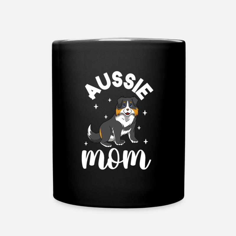 Aussie Mom - Berger australien - Mug uni - noir