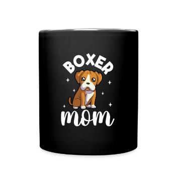 Boxer Maman - Boxeur - Mug uni - noir - Devant