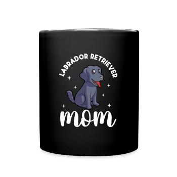 Labrador Retriever Mom - Labrador Retriever - Full Colour Mug - black - Front