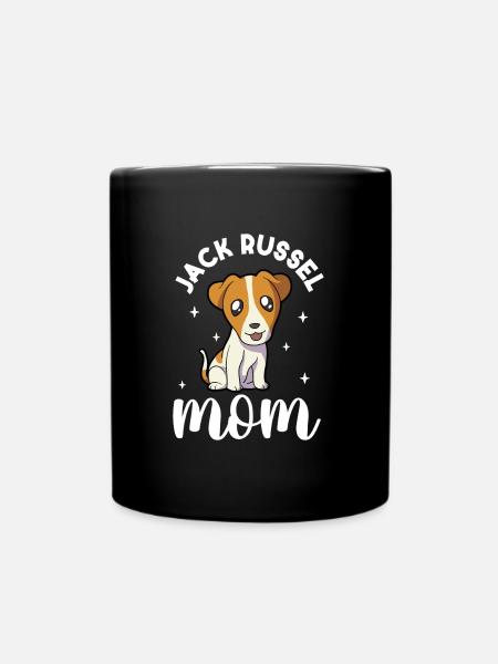Jack Russel Mom - Jack Russel Terrier - Tasse einfarbig - Schwarz