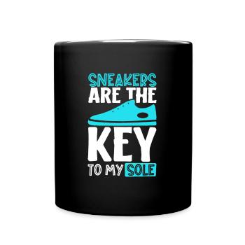 La clé de mon âme - Sneaker Collector - Mug uni - noir - Devant