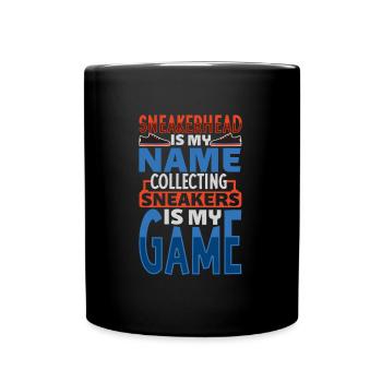 Je joue à collectionner des chaussures - Sneakerhead - Mug uni - noir - Devant