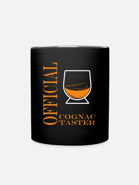 Cognac-Verkoster - Tasse einfarbig - Schwarz