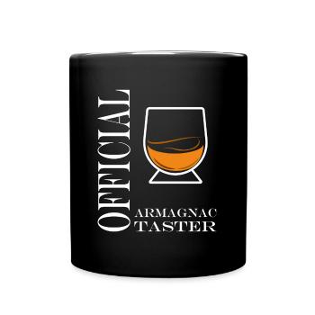 Offizieller Armagnac-Verkoster - Tasse einfarbig - Schwarz - Vorne