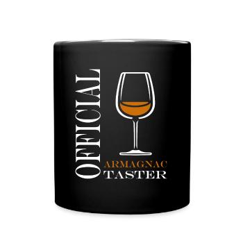 Offizieller Armagnac-Verkoster - Tasse einfarbig - Schwarz - Vorne
