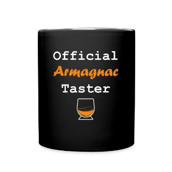 Offizieller Armagnac-Verkoster - Tasse einfarbig - Schwarz - Vorne