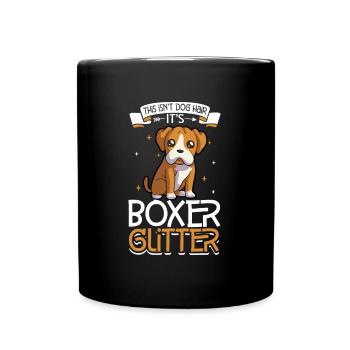 Boxer Glitter - Full Colour Mug - black - Front