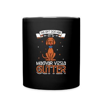 Magyar Vizsla Glitter - Full Colour Mug - black - Front