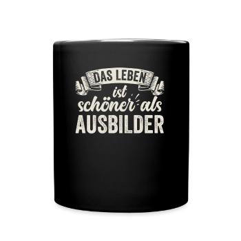 Lustige Ausbilder Schulung Lehre Weiterbildung - Tasse einfarbig - Schwarz - Vorne