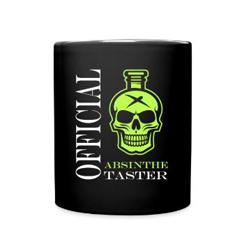 Offizielle Absinth-Verkostung - Tasse einfarbig - Schwarz - Vorne
