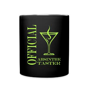 Offizielle Absinth-Verkostung - Tasse einfarbig - Schwarz - Vorne