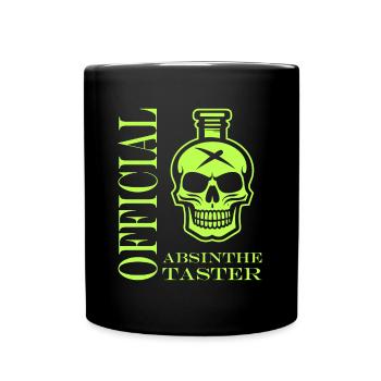 Offizielle Absinth-Verkostung - Tasse einfarbig - Schwarz - Vorne