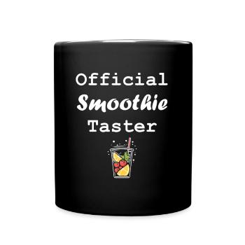 Smoothie-Vorkoster - Tasse einfarbig - Schwarz - Vorne