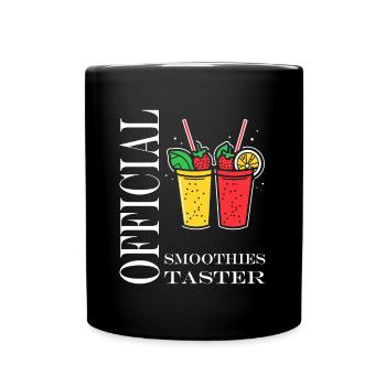 Schnupper-Smoothie - Tasse einfarbig - Schwarz - Vorne