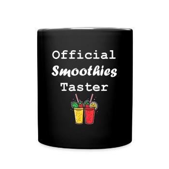 Schnupper-Smoothie - Tasse einfarbig - Schwarz - Vorne