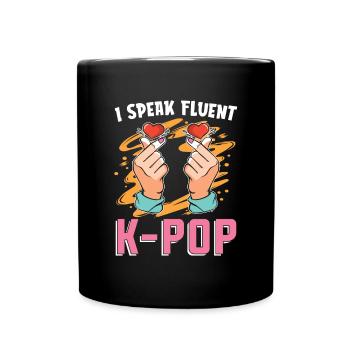 Korea Pop Musik Musiker Geschenk Lustiges K Pop - Tasse einfarbig - Schwarz - Vorne