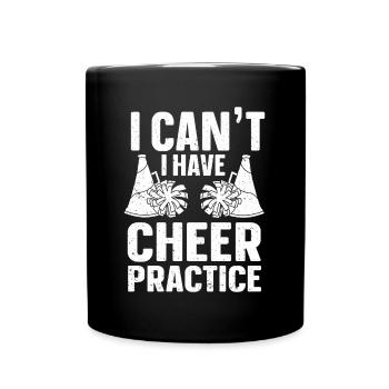 Cheerleader Cheerleading Cheer - Full Colour Mug - black - Front