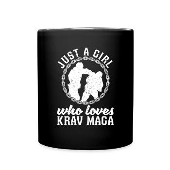 Juste une fille qui aime le Krav Maga Krav Maga - Mug uni - noir - Devant