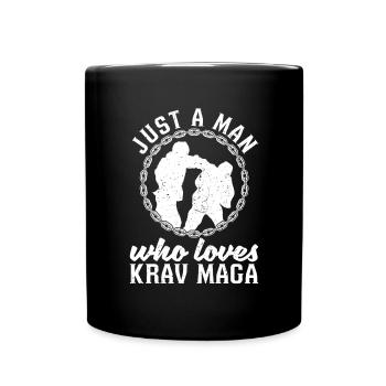 Juste un homme qui aime le Krav Maga Israël Krav Maga - Mug uni - noir - Devant