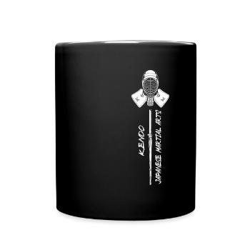 Kendo Men and Shinai - Kendo - Full Colour Mug - black - Front