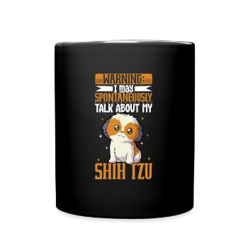 Amant de Shih Tzu - Mug uni - noir - Devant
