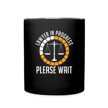 Faculté de droit avocat cadeau futur avocat - Mug uni - noir - Devant