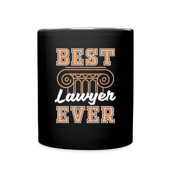 Meilleur avocat de tous les temps Avocat de cadeau juridique - Mug uni - noir - Devant