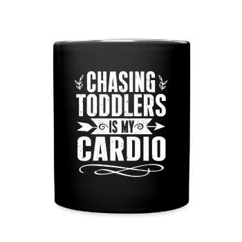 Nanny Daycare Babysitter - Full Colour Mug - black - Front