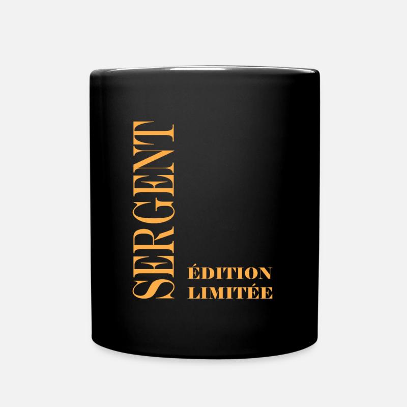 sergent - Mug uni - noir