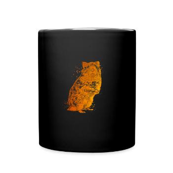 Colorful golden hamster - Full Colour Mug - black - Front