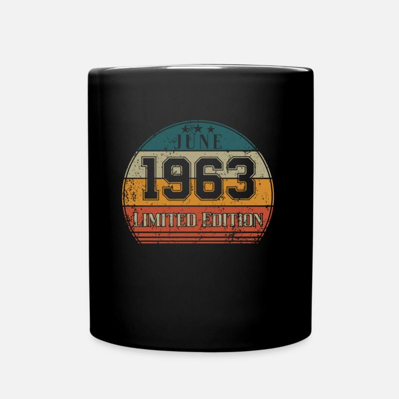 Anniversaire - Edition Limitée Juin 1963 - Mug uni - noir
