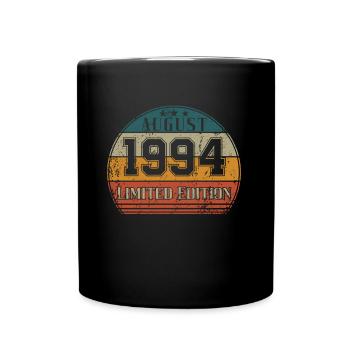 Anniversaire - Edition Limitée Août 1994 - Mug uni - noir - Devant