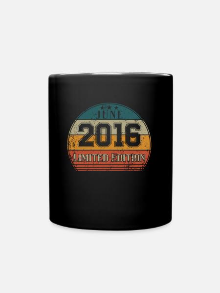 Geburtstag - Limited Edition Juni 2016 - Tasse einfarbig - Schwarz