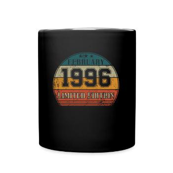Anniversaire - Edition Limitée Février 1996 - Mug uni - noir - Devant