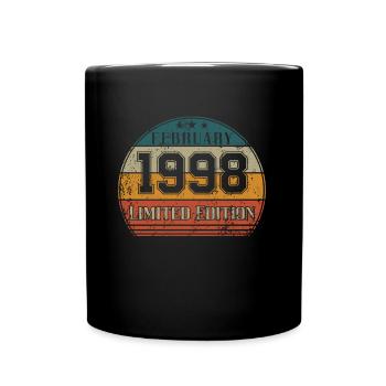 Anniversaire - Edition Limitée Février 1998 - Mug uni - noir - Devant