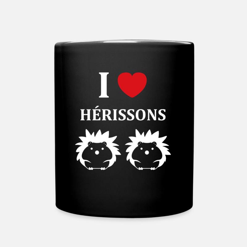 Hérisson - Mug uni - noir