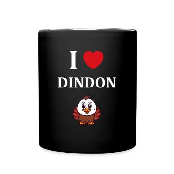 dindons - Mug uni - noir - Devant