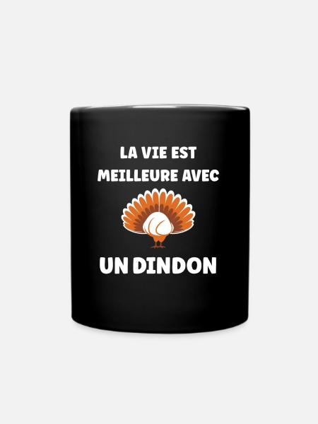 dindons - Mug uni - noir