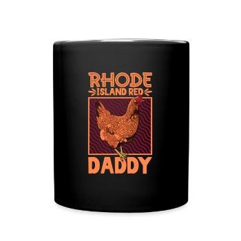 Red Rhodeland Dad - Full Colour Mug - black - Front