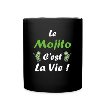 Le Mojito c'est la vie - Mug uni - noir - Devant