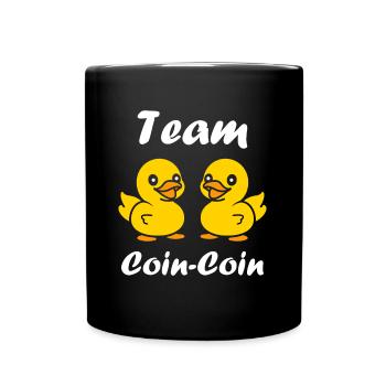 Petit canard - Mug uni - noir - Devant