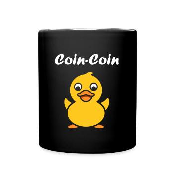 Petit canard - Mug uni - noir - Devant