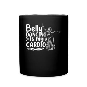 Flamenco Dance Quotes Funny Dancer Raqs sharqi - Full Colour Mug - black - Front