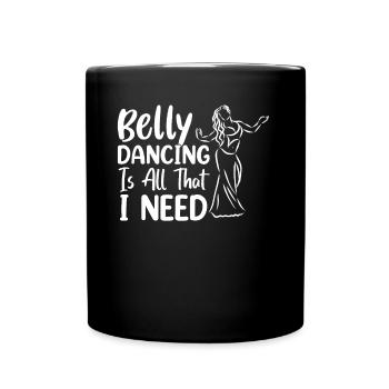 Modern Dance Quotes Funny Dancer Raqs sharqi Swing - Full Colour Mug - black - Front