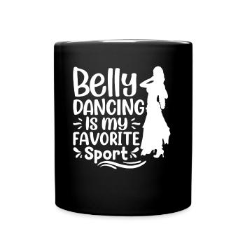 Ballroom Dance Quotes Funny Dancer Raqs sharqi - Full Colour Mug - black - Front
