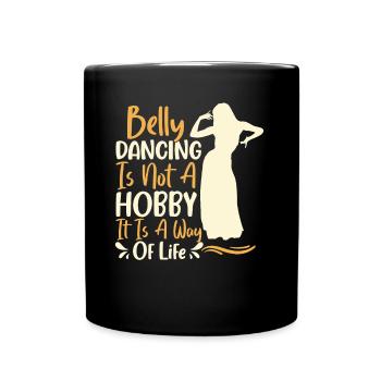 Swing Dance Quotes Funny Dancer Raqs sharqi Salsa - Full Colour Mug - black - Front