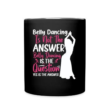 Salsa Dance Quotes Funny Dancer Raqs sharqi Swing - Full Colour Mug - black - Front