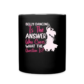 Citations de danse drôles Danseur drôle Raqs sharqi Swing - Mug uni - noir - Devant