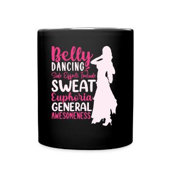 Dance Quotes Funny Dancer Raqs sharqi Swing - Full Colour Mug - black - Front
